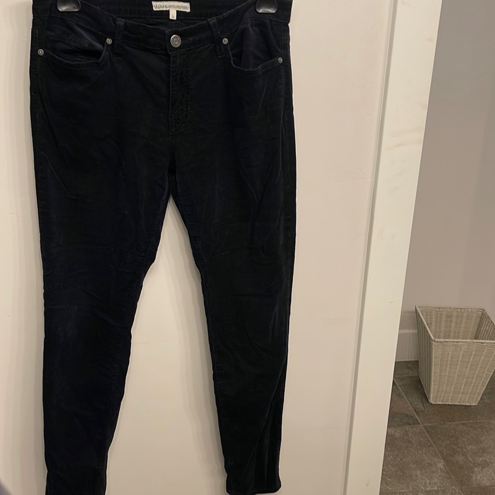Joie midnight blue velvety mid rise skinny size 31